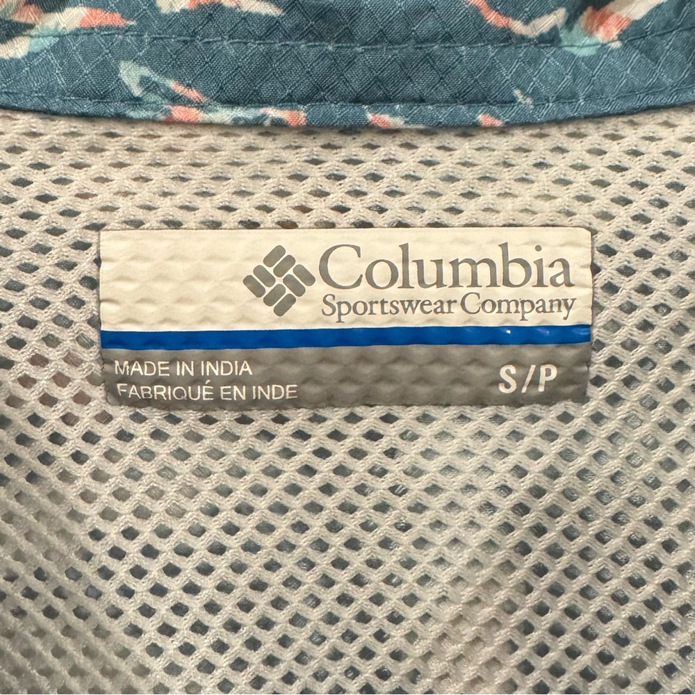 Columbia Men's Tropical Blue Shirt - Picture 2 of 3